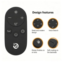 Télécommande intelligente pour maison connectée, code fixe personnalisable, ventilateur en plastique RCT3007, compatible OEM et ODM