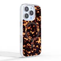 Coque de téléphone magnétique antichoc effet écaille de tortue au design unique et chic de 1,5 mètre pour iPhone 17 Air Pro Max 16 Pro Max