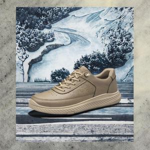 Chaussures d'hiver respirantes et légères antidérapantes pour hommes, rehaussantes de 6 cm, en cuir décontracté, style sport, printemps/été, avec doublure chaude en peluche - Product Image 5