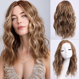 Nueva Llegada Caliente: Peluca Sintética con Encaje Frontal y Ondas Grandes con Raya Media para Citas y Festivales - Product Image 3