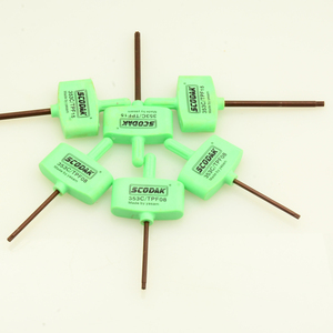 Clés <span class=keywords><strong>Torx</strong></span> SCODAK T6 T7 T8 T9 T10 T15 T20 pour inserts en carbure, type drapeau, tournevis étoile - Product Image 4