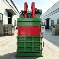 Presse à balles hydraulique verticale pour balles de foin, déchets plastiques, bouteilles PET, canettes en aluminium et vieux vêtements