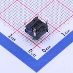 K2-1102DP-F3SW-04 Tactile Switch Through hole Component (THT)-4P,6x6mm Switch 1.8N Through Hole 6mm 6mm - Product Image 2