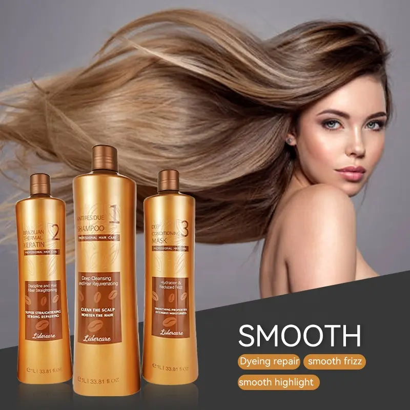 OEM/ODM Factory Price Salon organic Keratin Treatment Cream Private Label Moisture Smoothing Straightening Shampoo for Hair