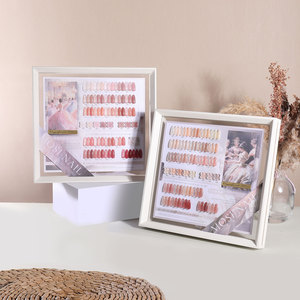 Marque privée Ensemble de vernis <span class=keywords><strong>à</strong></span> gel UV translucide rose nu sans HEMA <span class=keywords><strong>Semi</strong></span>-<span class=keywords><strong>Permanent</strong></span> Effet de gelée glacée Source de lampe <span class=keywords><strong>à</strong></span> LED Vente en gros - Product Image 1