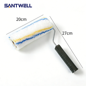 4/6/8/9 Inch Short Handle <b>Paint</b> Roller Long Bristle Roller for Latex <b>Paint</b> Waterproof Coating Efficient Painting for Walls - Product Image 4