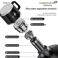 Botol Termos Besar Stainless Steel Vacuum Flask untuk Perjalanan Mendaki, Pot Isolasi Menjaga Air Tetap Hangat dan Dingin