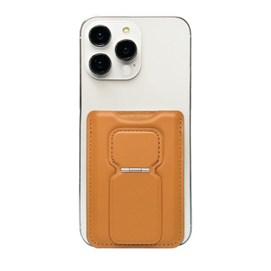 وصل حديثاً حامل بطاقات الهاتف الجلدي القابل للطي مع حامل للهواتف - Product Image 5