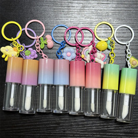 Tubes d'Emballage de Gloss en Forme de Cœur avec Applicateur Grande Baguette 4ml 6ml, Vente en Gros Personnalisée pour Cosmétiques