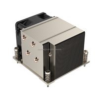 Refroidisseur d'air pour serveur COOLSERVER, tout neuf, LGA1700, 12e et 13e génération, 5 caloducs, haute puissance, ventilateurs de refroidissement CPU et refroidissement