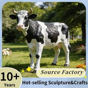 Escultura de Vaca de Dibujos Animados de Resina para Exteriores, Moderna, Ecológica, al Mejor <span class=keywords><strong>Precio</strong></span>, Personalizada, de Tamaño Real, para Parques, Granjas y Jardines de Infancia - Product Image 4