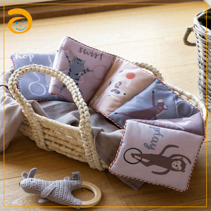 Juguetes de Tela para Bebés con Sonido y Texturas, <span class=keywords><strong>Libro</strong></span> Sensorial para Estimulación Visual y Tiempo Boca Abajo - Product Image 2