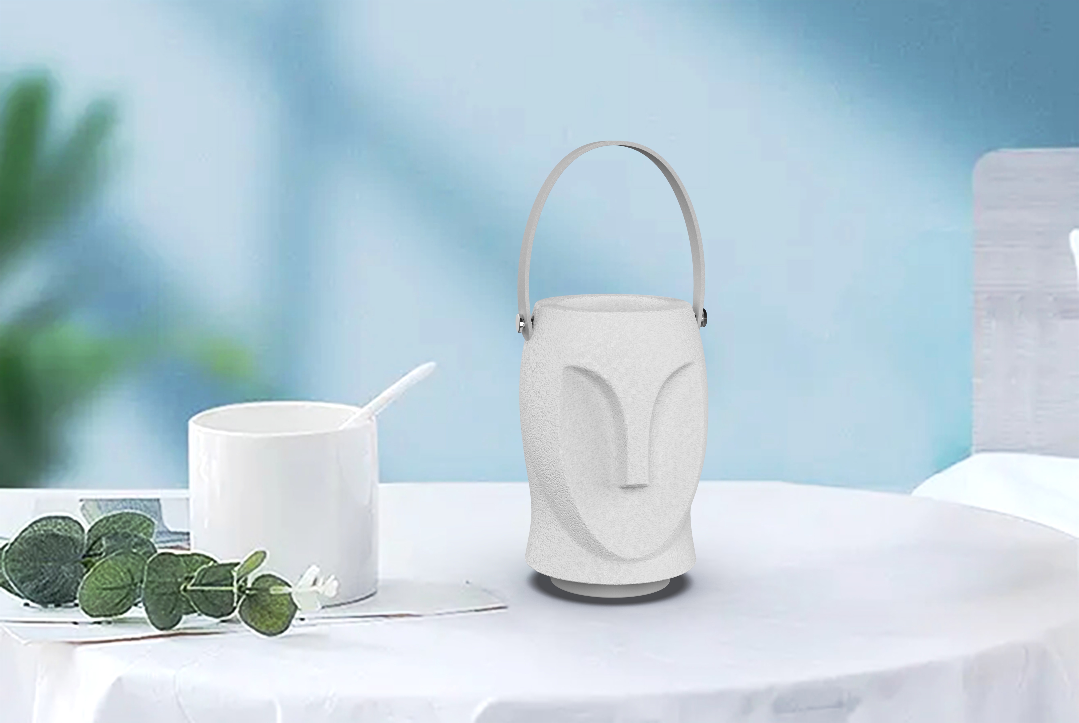 visage blanc