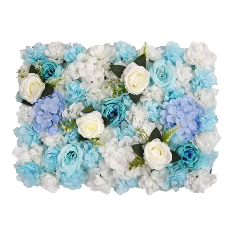 HP-138 Custom 3D White Roll Up Cloth Wedding Decor Rose Panel Backdrop Flower Wall