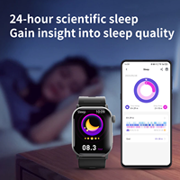Reloj Inteligente con Pantalla Grande, Resistente al Agua IP67, con Bomba de Aire, Monitor de Presión Arterial, para Personas Mayores