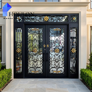 <span class=keywords><strong>Porte</strong></span> <span class=keywords><strong>d</strong></span>'<span class=keywords><strong>entrée</strong></span> en acier forgé de qualité supérieure pour villa - Product Image 2