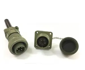Circular MS3106A 10SL-4S and MS3102A-10SL-4P Box Mount Receptacle 2Way Connector MS5015