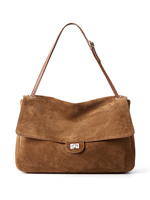 Sacs en daim en cuir véritable pour femmes, sac fourre-tout en daim, sacs pour femmes, sacs à main pour femmes, luxe, Alibabaonlineshopping