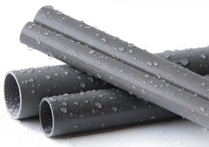 Venta al por mayor de tubos de plástico de Pvc-u de riego gris engrosada resistente a la tubería de presión Pvc - Product Image 5