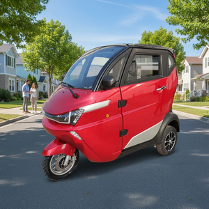 Электрические трициклы EEC 2026 года с отоплением, мощностью 3000 Вт, запасом хода 130 км, гидравлическими дисковыми тормозами, кожаными сиденьями, закрытый кузов - Product Image 5