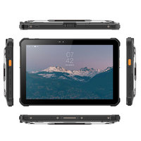 Tablette industrielle robuste Android 16, 10,1 pouces FHD, 10100 mAh, 4G, 5G, WiFi 6, lecteur d'empreintes digitales pour la collecte de données sur le terrain