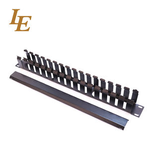 Organizador de Cables Horizontal 1U para Racks de Servidores de 19 Pulgadas, Organizador de Cables Metálico con Opción de Gestión Horizontal - Product Image 2