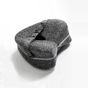 Cojín de soporte de rodilla de espuma viscoelástica en forma de corazón, técnica de punto, alivio del dolor de piernas, almohada Lumbar - Product Image 1