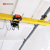 Grúa aérea Henan Weihua Control remoto 1-32ton Low Headroom NLX modelo europeo grúa aérea de una sola viga precio