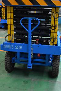 Gunting lift diri kecil hidrolik elektrik, Platform pengangkat Ponsel udara Platform kerja udara 4m 6m 8m 10m 12m 14m 18m - Product Image 5