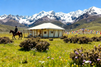 Tente de luxe pour le camping en plein air, imperméable, glamping, safari, hôtel, location de yourte, tente de villégiature