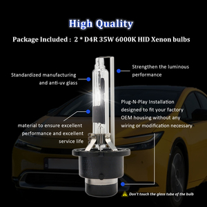 Bohlam Lampu Depan Xenon HID D4R 6000K Putih Dingin 35W untuk Toyota Prius D4R C1 2006-2009 Lampu Proyektor Paket 2 Buah - Product Image 2