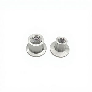 Adaptadores de latón personalizados para tubos de vacío de acero inoxidable, de 16, 25, 40, 50 Tri-Clamp a macho de 1/4 pulgada - Product Image 1