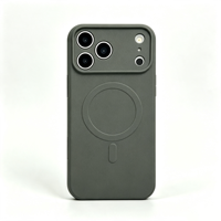 Casing HP Mewah TPU Tekstur Pasir Magnetik Fashion Sederhana Multi Warna 18 Pro Max Anti-Sidik Jari Anti-Keringat Matte