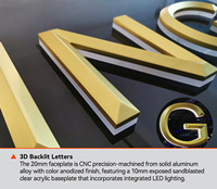 Lettres métalliques personnalisées CNC découpées au laser en acier inoxydable Design Alphabet Logo Publicité extérieure Enseignes commerciales