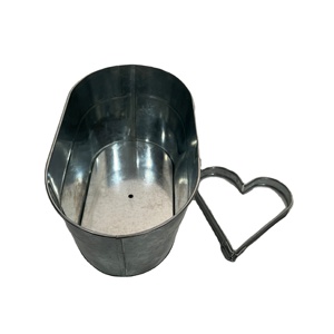 Pots et jardinières en métal galvanisé pour <span class=keywords><strong>plantes</strong></span>, ensemble de pots pour <span class=keywords><strong>plantes</strong></span> succulentes avec plateau et trous de drainage pour l'intérieur et l'extérieur - Product Image 3