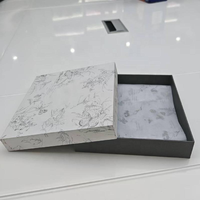 Boîtes cadeaux en carton ondulé vintage à motif floral, personnalisables avec couvercle et base, et doublure intérieure assortie, vente en gros