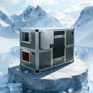 Système de Groupe de Traitement d'Air (GTA) Modulaire avec Cadre en Profilé Aluminium et Serpentins de Refroidissement DX pour une Conception de Projet Flexible - Product Image 5