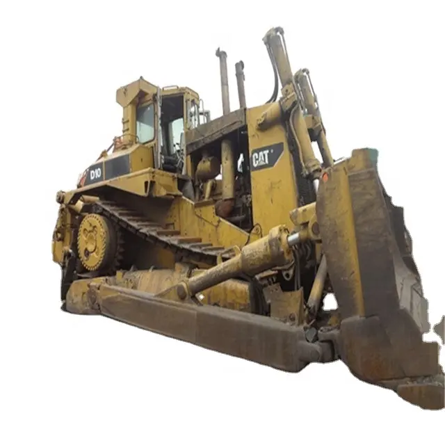 ใช้ต้นฉบับแมว D10ใช้ Bulldozer Secondhand Crawler Bulldozer แมว D10N D10L D10H D10R สำหรับขาย