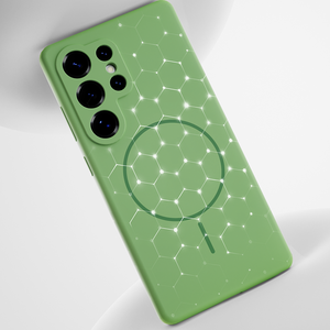 เคสซิลิโคนวงกลมบาง S046 สำหรับ Android, iPhone, Samsung, Motorola, Xiaomi, OPPO, VIVO ฝาหลังแม่เหล็ก - Product Image 3