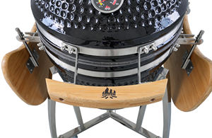 Parrilla Kamado KIMSTONE de Cerámica de 16 Pulgadas, <span class=keywords><strong>Ahumador</strong></span> de Carbón <span class=keywords><strong>para</strong></span> Cocinar al Aire Libre en el Patio Trasero - Product Image 5