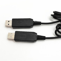 Câble d'alimentation sur mesure 5,5*2,1 12V, adaptateur USB 5V vers 12V 9V pour routeur, cordon de charge 1m