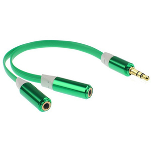 GAZ-CB16 coloré 3.5mm écouteur casque Audio câble <span class=keywords><strong>Jack</strong></span> <span class=keywords><strong>1</strong></span> mâle à <span class=keywords><strong>2</strong></span> femelle séparateur - Product Image 5