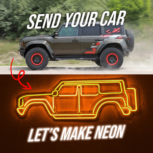 Tùy chỉnh xe ô tô <span class=keywords><strong>LED</strong></span> Neon dấu hiệu cửa hàng tường tác phẩm nghệ thuật chiếu sáng <span class=keywords><strong>LED</strong></span> chiếu sáng lên dấu hiệu tạo ra chiếc xe của riêng bạn Neon dấu hiệu cho tường trang trí - Product Image 2