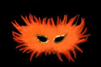 Costume drôle masque de Cosplay masque vénitien de Mardi Gras masque de mascarade masque de fête de plumes pour décor de noël de fourniture de vacances de fête