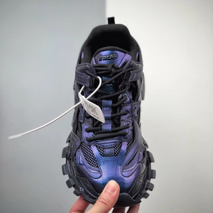 VILUNENES Ba-69 Chaussures Dad inspirées de Balen, 3XL, à lacets, bout fermé, semelle intermédiaire textile, semelle extérieure en caoutchouc, tendance mode, effet vieilli, toutes tailles - Product Image 4