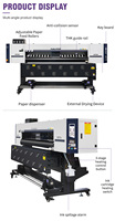 Ventas directas de fábrica Impresora de sublimación de gran formato de 1,8 m utilizada para Flex Banner/adhesivo de vinilo con cabezal de impresión de 4/6/8 piezas