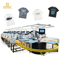 Impresora digital automática de tipo ovalado Doyan, máquina de serigrafía para impresora de etiquetas y bolsas de camisetas de papel