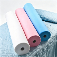 Rouleau de papier jetable pour table de massage, multicolore (bleu, rose, blanc), 2 plis, drap hygiénique pour salon de beauté, SPA, tatouage