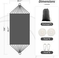 Danlong Hot Selling Grote Braziliaanse Macramé Kwast Hangmat Buiten Anti-Kantel Prinsessen Stijl Hangende Buiten Camping Hangmat