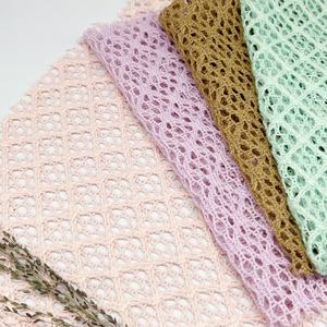 ชุดใหม่ผ้าโพลีเอสเตอร์ + ผ้าฝ้าย25% ถักแบบกลวงปักลายงาช้างย้อมสีธรรมดาน้ำหนักปานกลาง75% งานแต่งงาน - Product Image 5